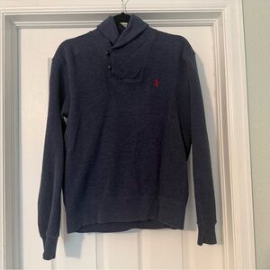 Polo Ralph Lauren Classic Navy Collared Sweater
